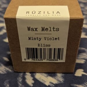 Ruzilia Minty Violet Bliss Wax Melts - Aromatic Violet Scent 12